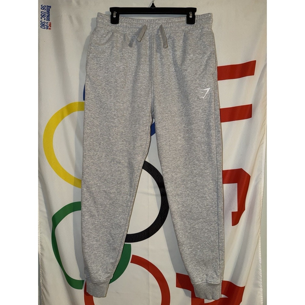 Gymshark Joggers Sweatpants Mens Medium Gray Tapered